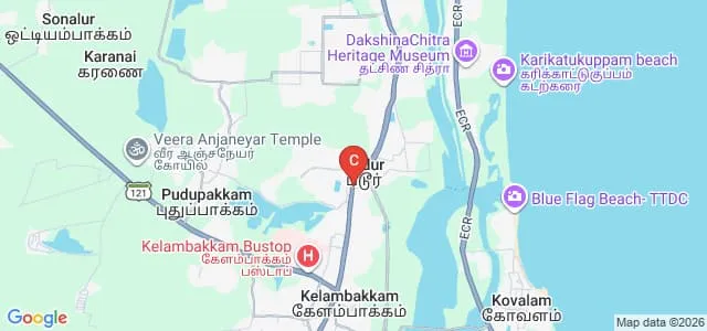Anand Institute of Higher Technology, Chennai Map