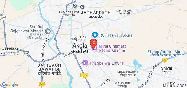 Smt Laxmibai Radhakisan Toshniwal College of Commerce, Akola Map