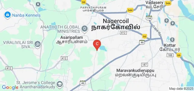 Dr Jeyasekharan College of Nursing, Kanyakumari Map
