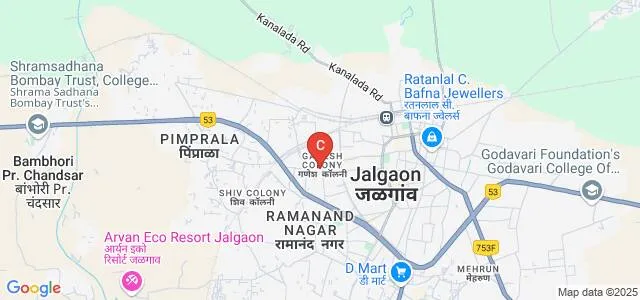 Sadguru Education Societys College of Physical Education, Jalgaon Map