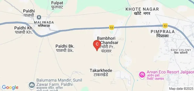 College of Engineering and Technology, North Maharashtra Knowledge City, Jalgaon Map