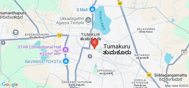 Department of Studies and Research in Business Administration, Tumkur University, Tumkur Map