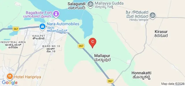 BVVS College of Education, Bagalkot Map