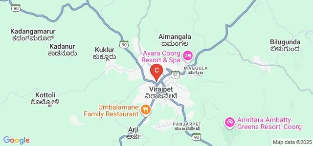 St Anne's Degree College, Virajpet Map