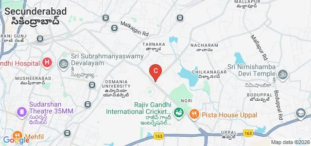 Indian Institute of Hotel Management and Culinary Arts, Hyderabad Map