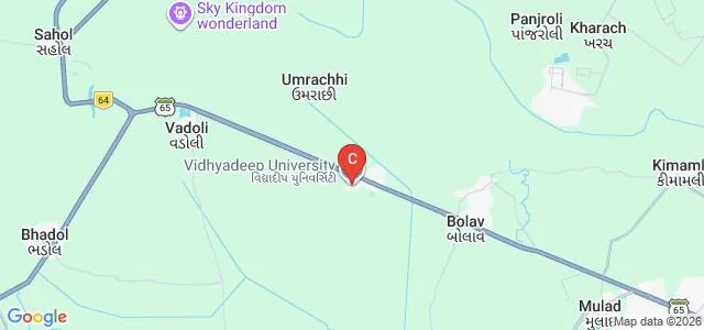 Vidhyadeep Institute of Pharmacy, Surat Map