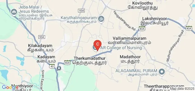 AR College of Engineering and Technology, Tirunelveli Map