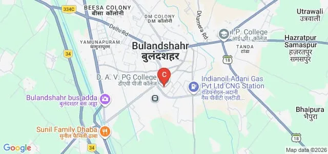 DAV PG College, Bulandshahr Map