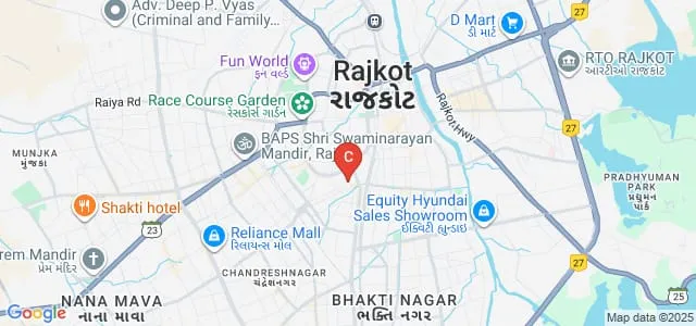 Meenaben Jayantibhai Kundaliya Arts and Commerce Mahila College, Rajkot Map