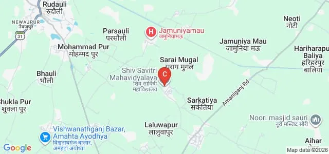 Shiv Savitri Mahavidyalaya, Faizabad Map