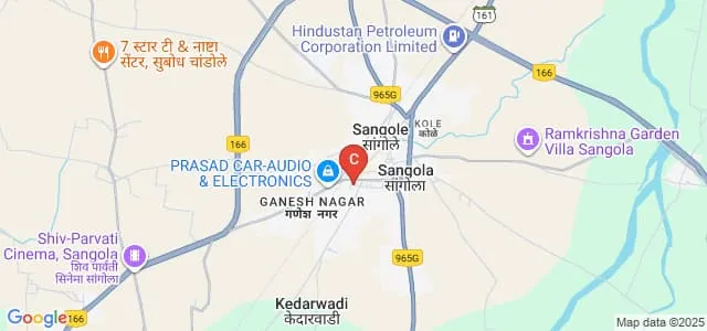 Vidnyan Mahavidyalaya, Sangola Map