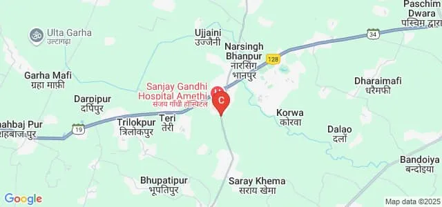 Rajarshi Rananjay Sinh Institute of Management and Technology, Amethi Map