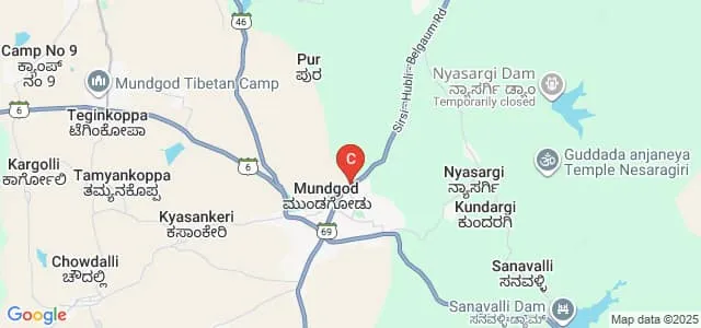 Government First Grade College, Sirsi Map