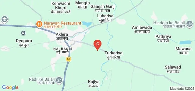 Millennium Teacher Training College, Aklera Map