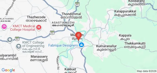 Muhammed Abdurahiman Memorial Orphanage College, Mukkam Map