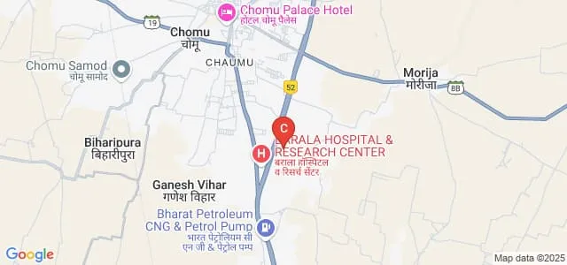 Piyush College, Chomu Map