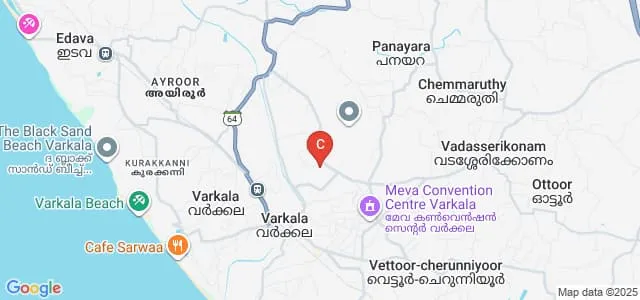 Sivagiri Sree Narayana Medical Mission College of Nursing, Thiruvananthapuram Map
