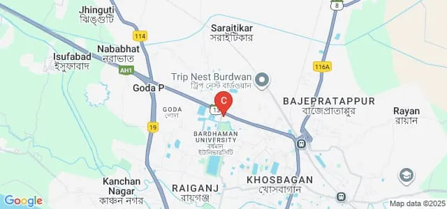 Burdwan Institute of Medical and Life Sciences, Burdwan Map