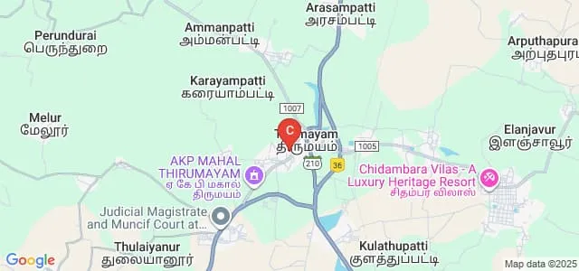 Chendhuran Polytechnic College, Pudukkottai Map