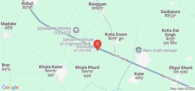 Satyam Institute of Engineering and Technology, Amritsar Map