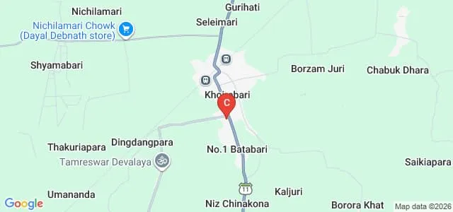 Khoirabari College, Udalguri Map