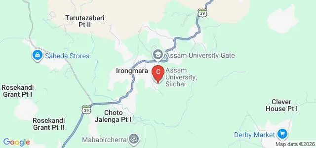 Aryabhatta School of Earth Sciences, Silchar Map