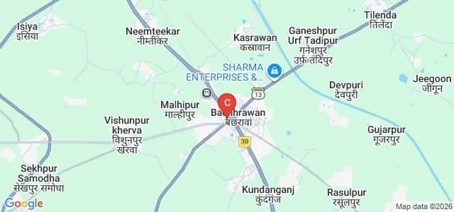 Dayanand Bachhrawan Post Graduate College, Raebareli Map