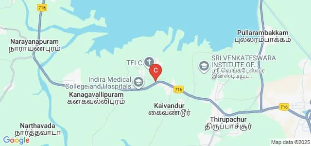 Indira Institute of Management and Research, Tiruvallur Map