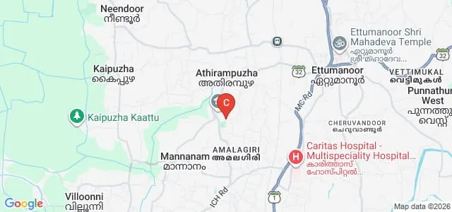 Department of Pharmaceutical Sciences, Mahatma Gandhi University, Cheruvandoor Campus, Kottayam Map