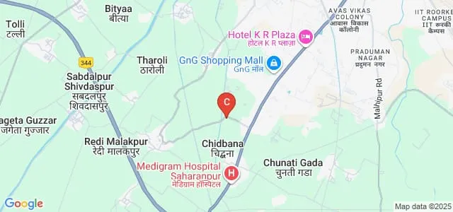 Disha Bharti College of Management and Education, Saharanpur Map