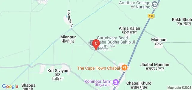 Baba Budha College, Tarn Taran Map
