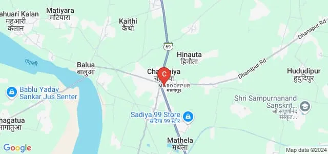 Lallan R Tiwari B Ed College, Chandauli Map