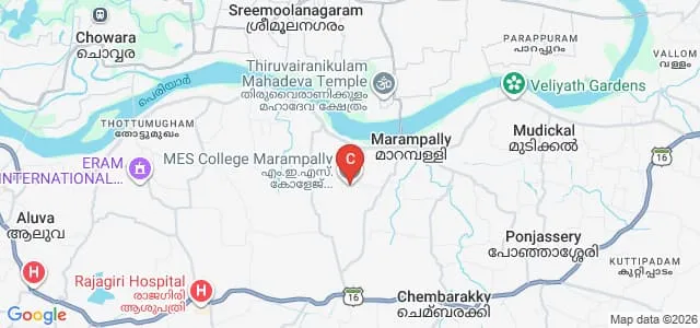 MES College, Marampally Map