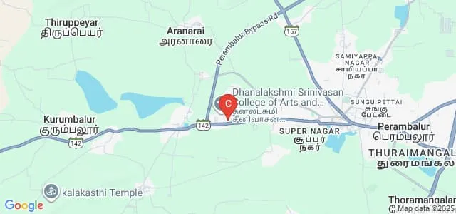 Dhanalakshmi Srinivasan College of Nursing, Perambalur Map