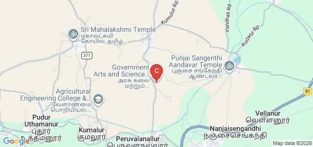 Government Arts and Science College, Lalgudi Map