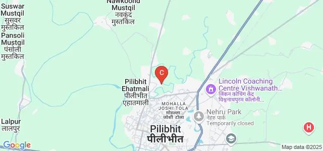 Hafiz Rahmat Khan Degree College, Chandoi, Pilibhit Map
