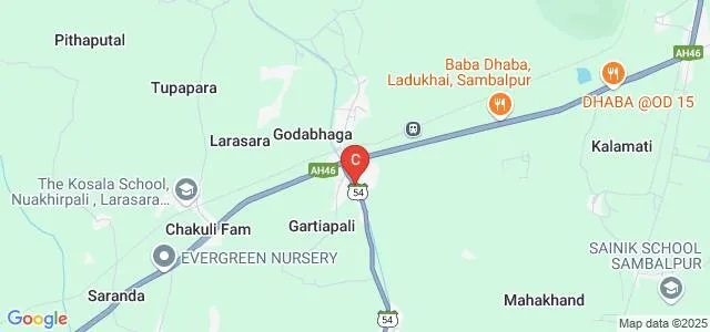 Saraswat Junior Mahavidyalaya, Sambalpur Map