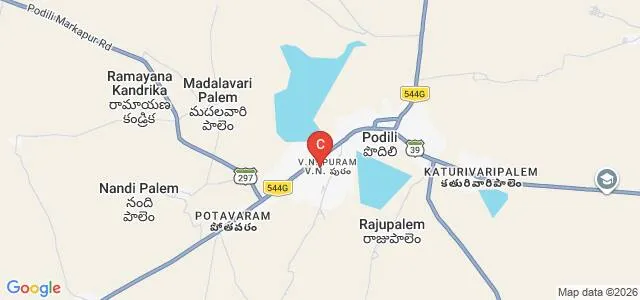Sri Manjunadha BEd and DEd College, Podili Map