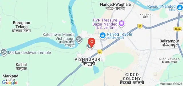Sahayog Sevabhavi Sanstha's College of Education, Nanded Map