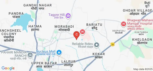 Government Pharmacy Institute, Ranchi Map