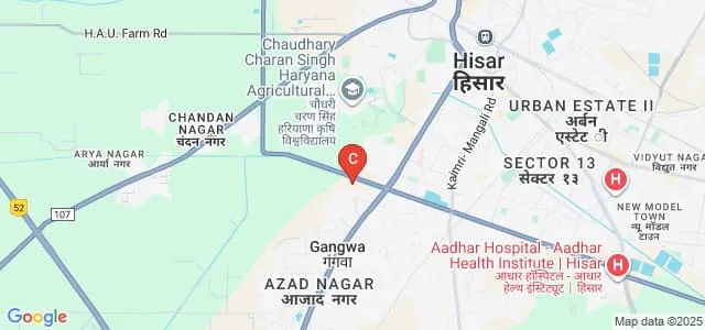 Chhaju Ram Law College, Hisar Map