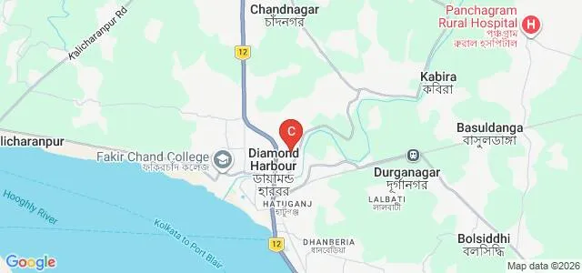 Diamond Harbour Government Medical College and Hospital, Diamond Harbour Map