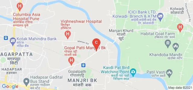 Poona District Education Association's Late Annasaheb Gopalrao Awate College of Engineering, Pune Map