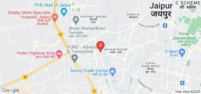 DISHA, Jaipur Map