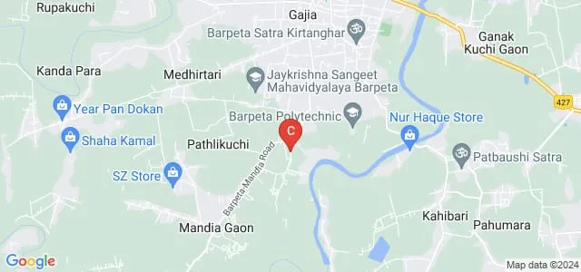 Srimanta Sankar-Madhab College, Barpeta Map