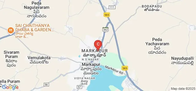 Sri Sadhana Degree College, Prakasam Map