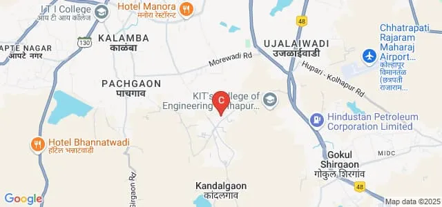 Bharati Vidyapeeth's College of Engineering, Kolhapur Map