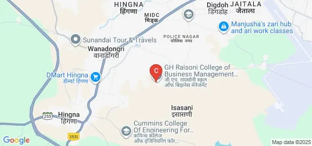 GH Raisoni School of Business Management, Nagpur Map