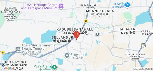 New Horizon College, Marathahalli Map