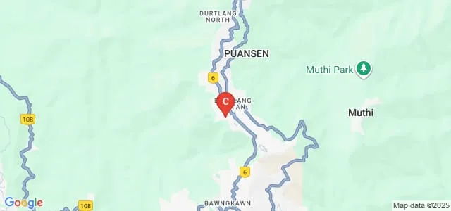 College of Nursing, Synod Hospital, Mizoram Map